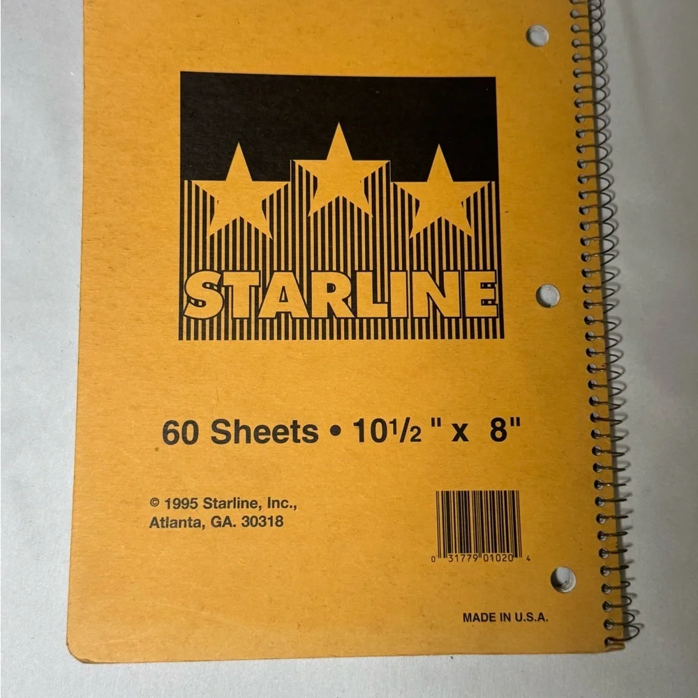 VINTAGE TROY AIKMAN DALLAS COWBOYS NOTEBOOK. USA MADE 1995‎ STARLINE TEAM NFL